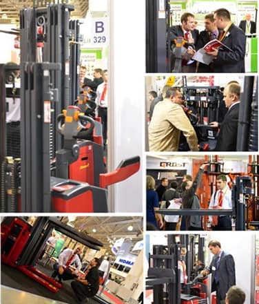 卓一二代电动叉车俄罗斯市场首秀