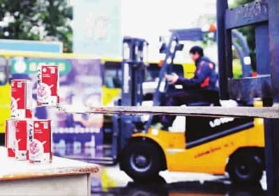 叉车托小罐 千斤拨四两