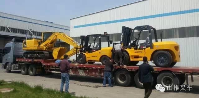 山推叉车助力国家核电建设