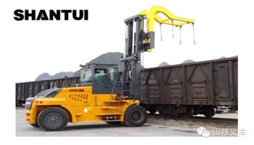 山推重装叉车批量交付