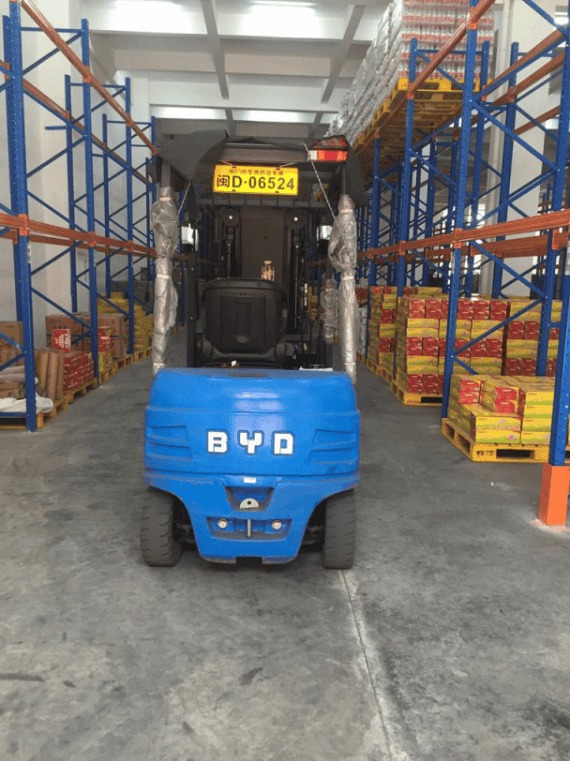 服务快消品行业—比亚迪叉车助力云仓配搬运效率提升8%