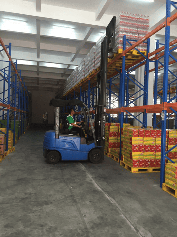 服务快消品行业—比亚迪叉车助力云仓配搬运效率提升8%