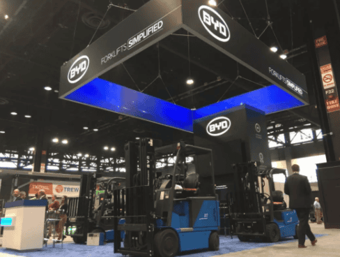 WOW！比亚迪叉车全程闪耀ProMat 2019