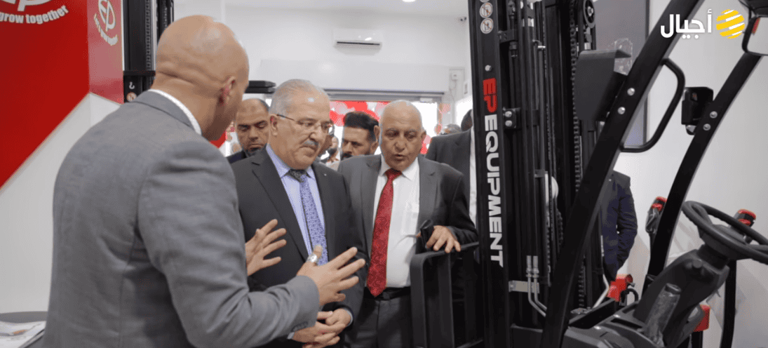 中力叉车在巴勒斯坦展会获其政府高度赞扬