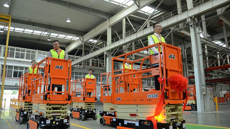 诺力股份首批高空平台设备交付仪式隆重举行