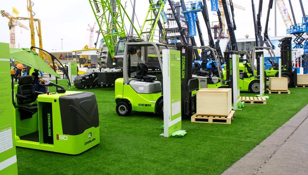 绿色动力 智享未来 ——中联重科叉车亮相宝马展