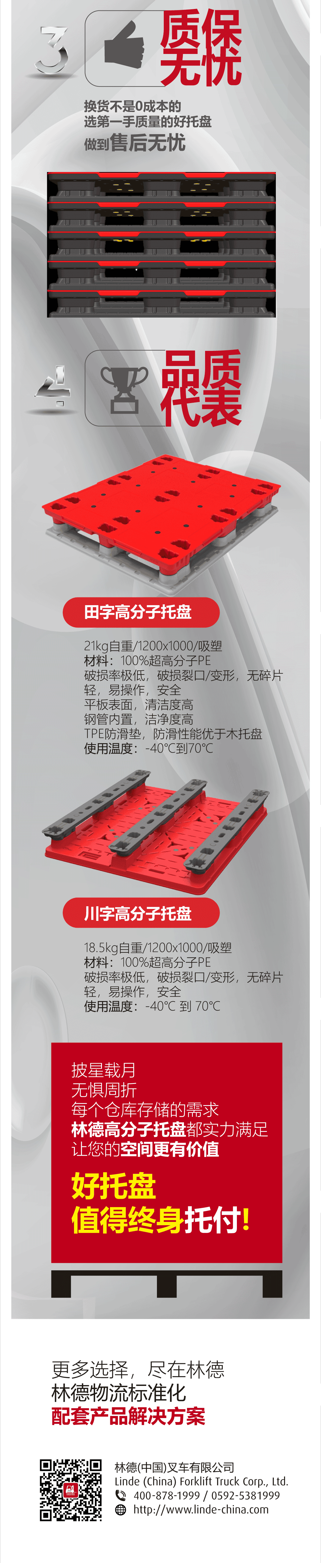 林德高分子托盘，来了！