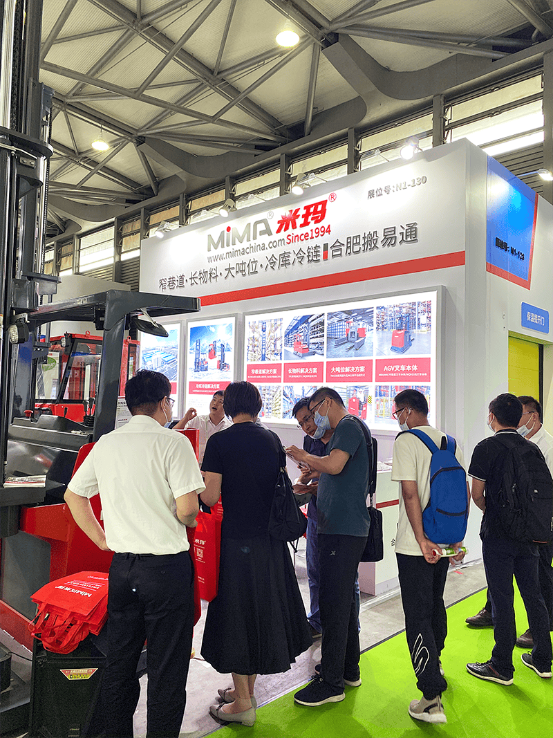 米玛叉车助力亚洲生鲜冷链展，递送健康新生活