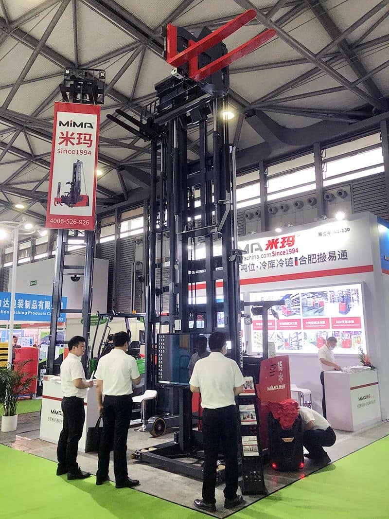 米玛叉车助力亚洲生鲜冷链展，递送健康新生活