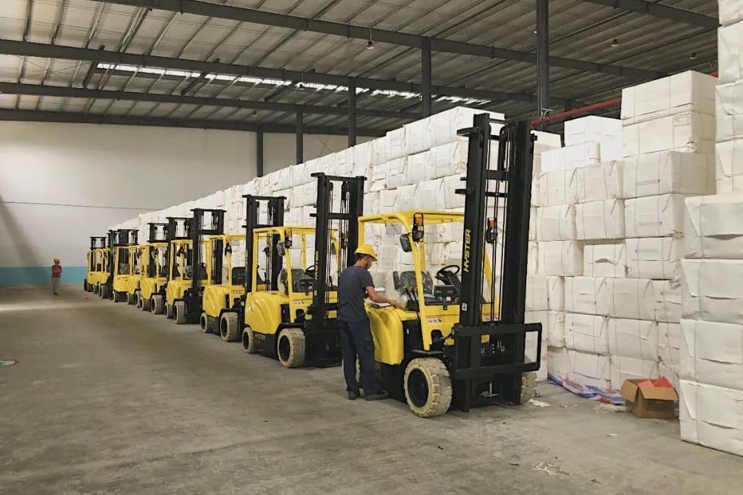 海斯特叉车在传统造纸行业的应用案例