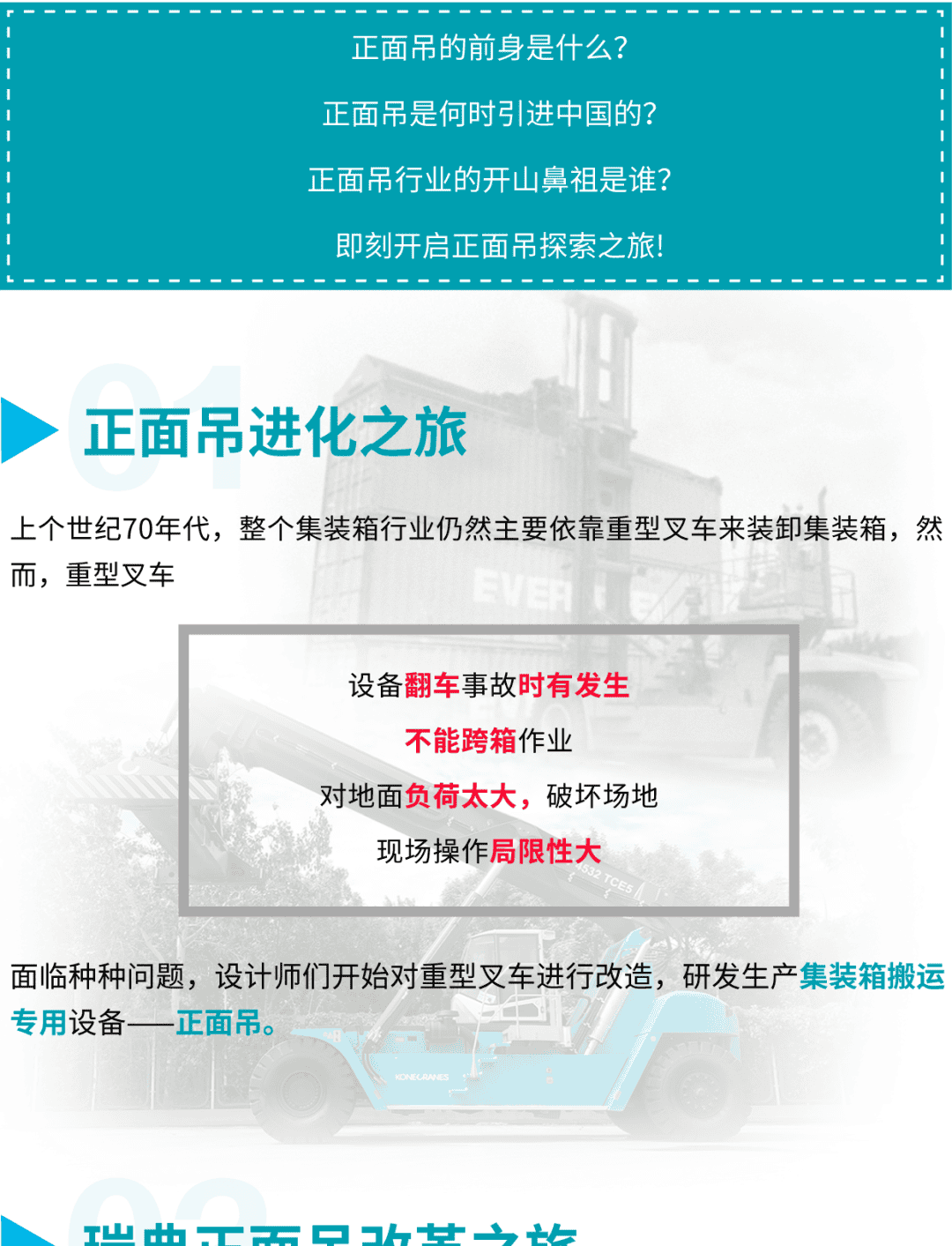 40年！瑞典集装箱正面吊发展史你真的了解吗？
