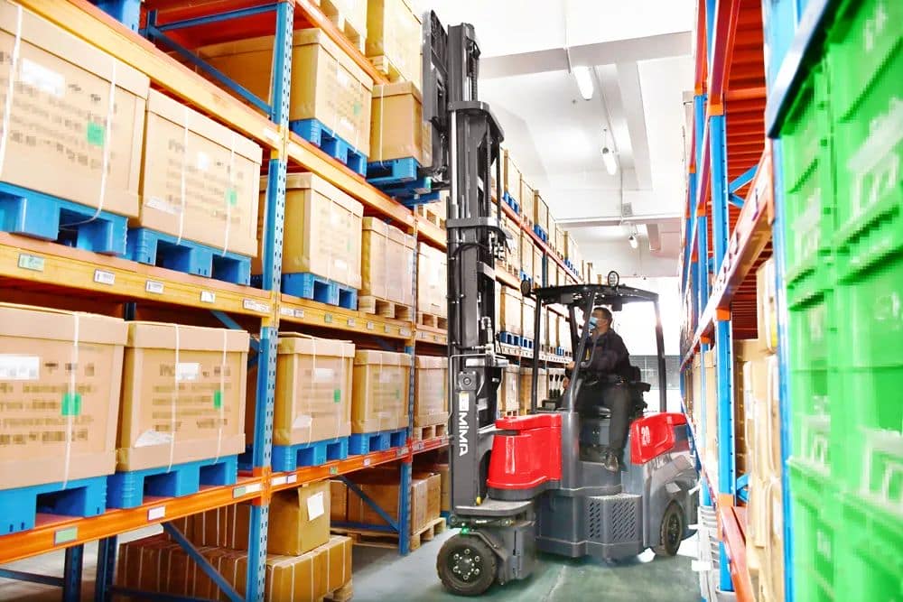 MIMA米玛铰接式叉车助力电器行业客户扩容增效