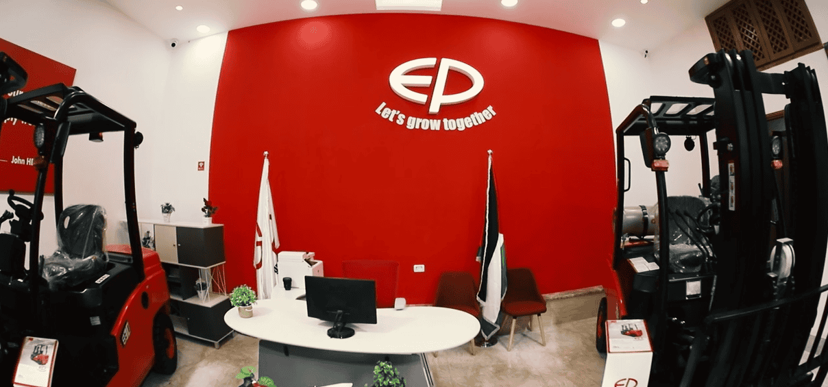 中力叉车在巴勒斯坦展会获其政府高度赞扬