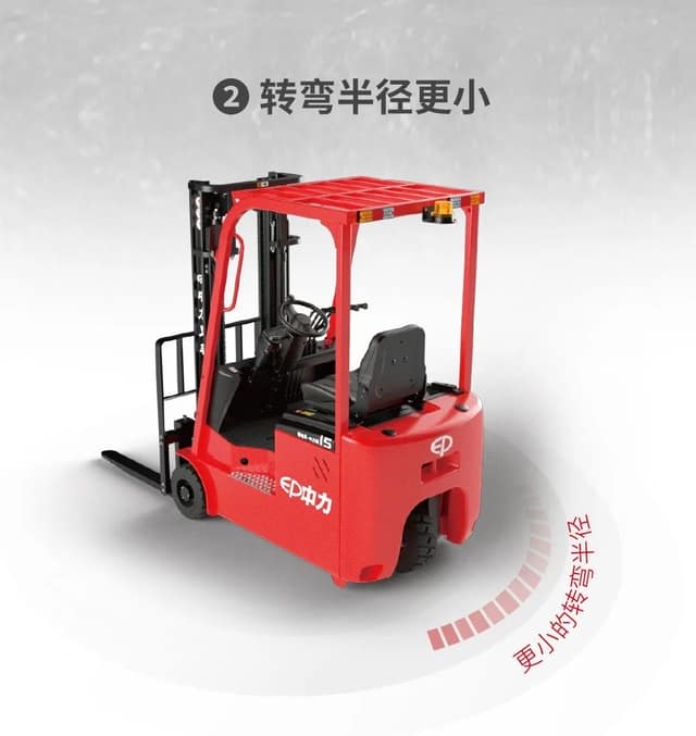 中力三支点窄通道叉车 | 狭路相逢，强者胜！