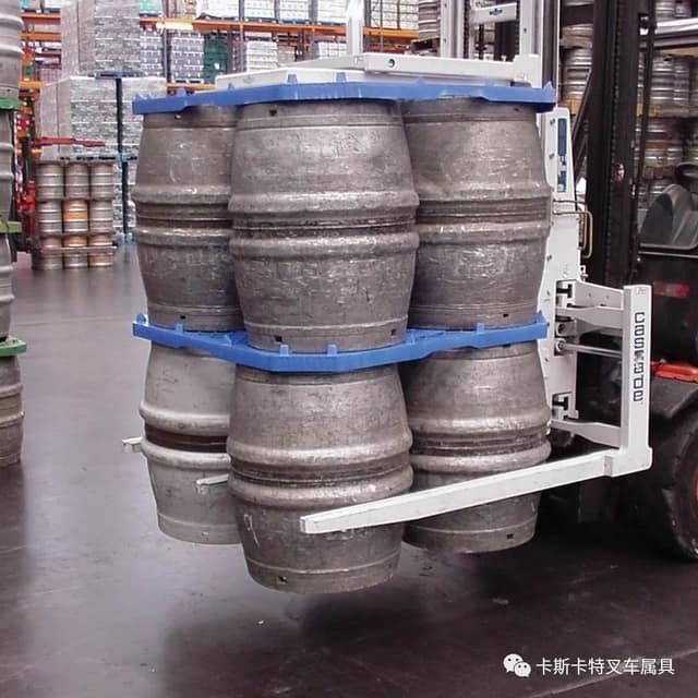 卡斯卡特叉车属具在饮料行业的应用