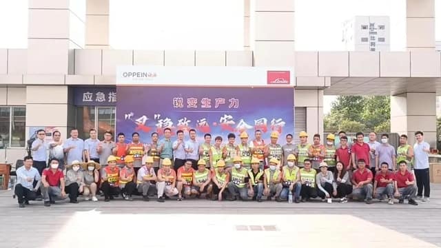 叉稳致远 | 林德助力欧派家居举办叉车技能大赛