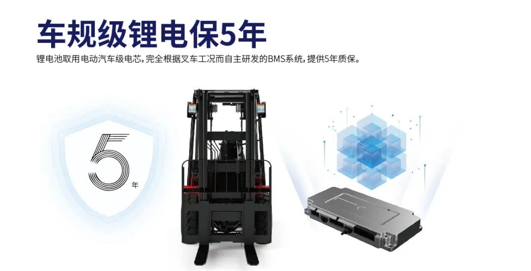 中力第三代锂电叉车上市,重塑叉车市场!