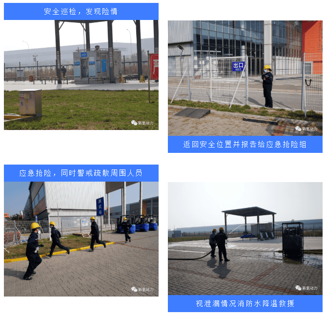 防风险,除隐患 | 新氢动力公司开展氢气泄漏火灾爆炸事故应急演练