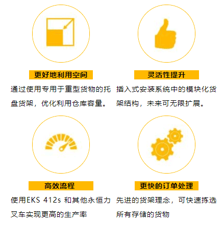DSV选用永恒力定制货架解决方案